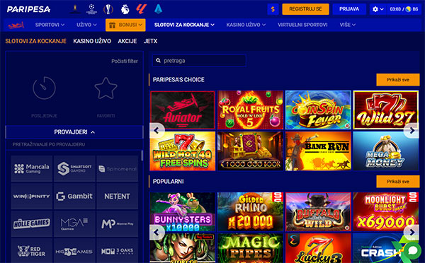 Paripesa Casino Bosna